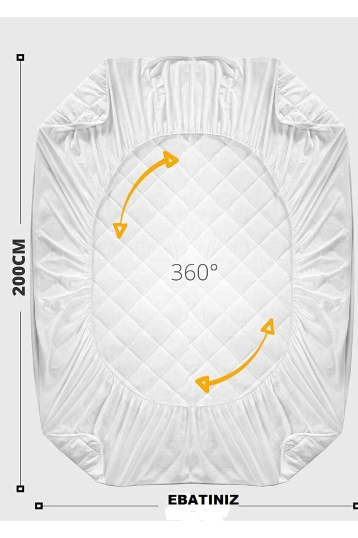 Evira Quilted 100% Waterproof Full Edge Mattress Protector (11 Sizes) 3