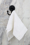 MultiStore Black Ring Towel Holder Narrow Lid Toilet Paper Holder Fork Bathrobe Hook 3-Piece Set 4