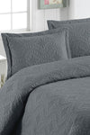 Örtüm Ivy Anthracite Double Quilted Bedspread 2