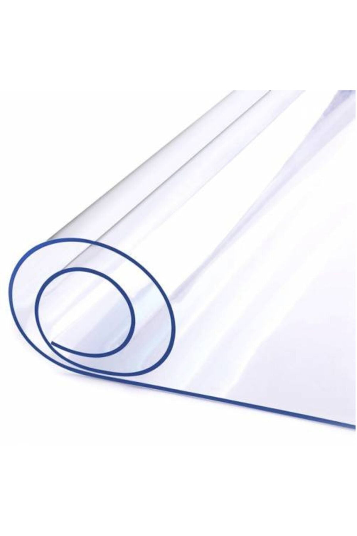 ERKSOLHOME Ceren Transparent Round 1.5mm Thick PVC Non-Slip Tablecloth Protector 2