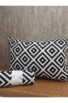 Üntaş Life Double Bed Fitted Sheet + 2 Pillowcases Diagonal Black White Ecdia3 3