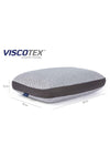 VISCOTEX Natural Fiber Covered Air Channel Visco Orthopedic Pillow 60x40x16 2