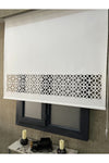 VOLPER MEKANİK Volper Lzr305 Laser Cut Roller Blind White 3