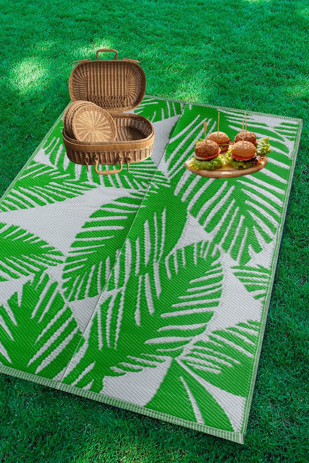 Konfor Savana 8803 Beach Camp Picnic Garden Rug Balcony Terrace Straw Mat Savan Rug 2