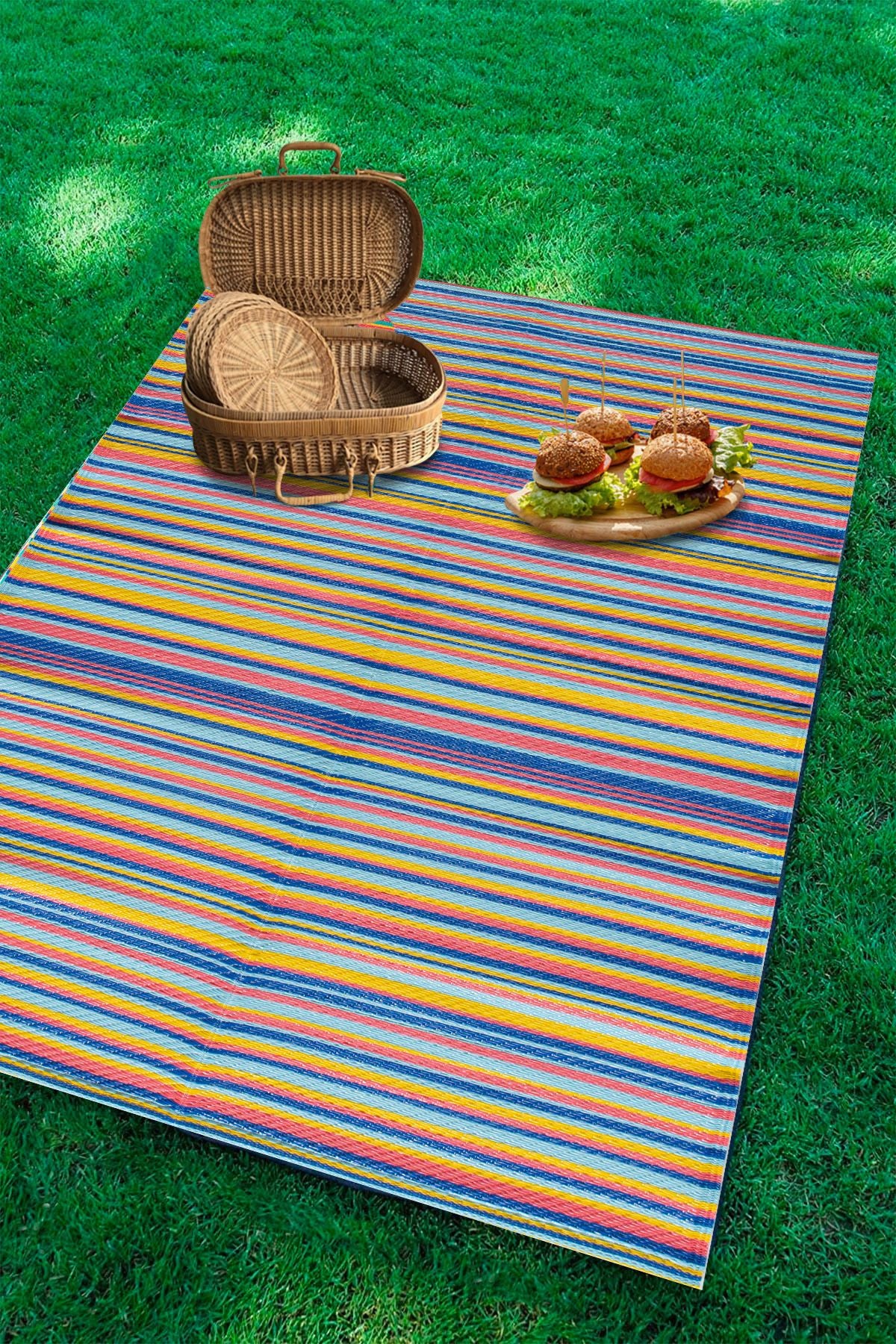 Konfor Halı Savana 8802 Beach Camp Picnic Garden Rug Balcony Terrace Woven Mat Savan Rug 3