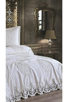 ALARA PIKE Cream Double Bedspread 2