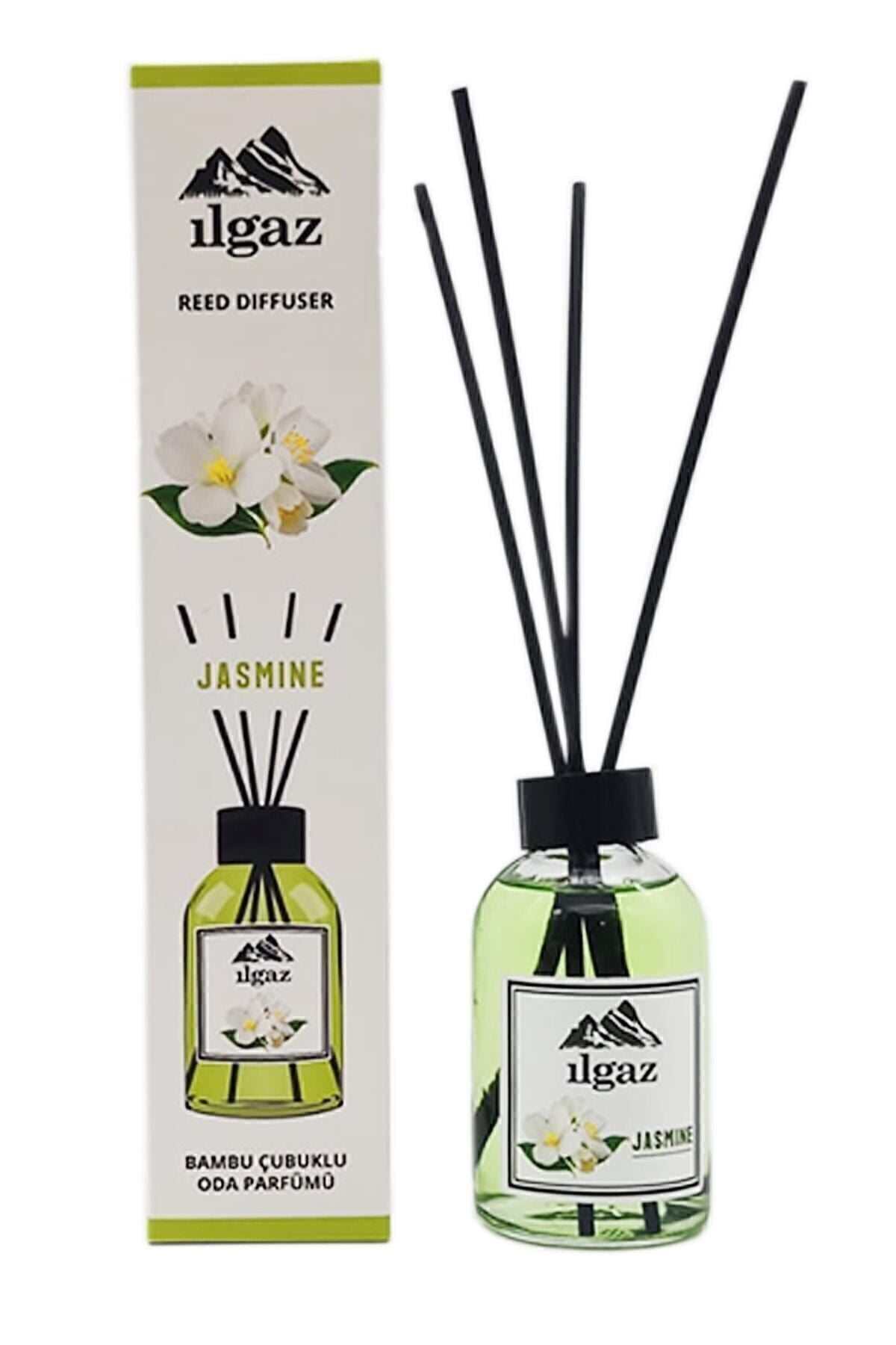 ILGAZ Jasmine Flower Calming Bamboo Reed Diffuser 110ml 3