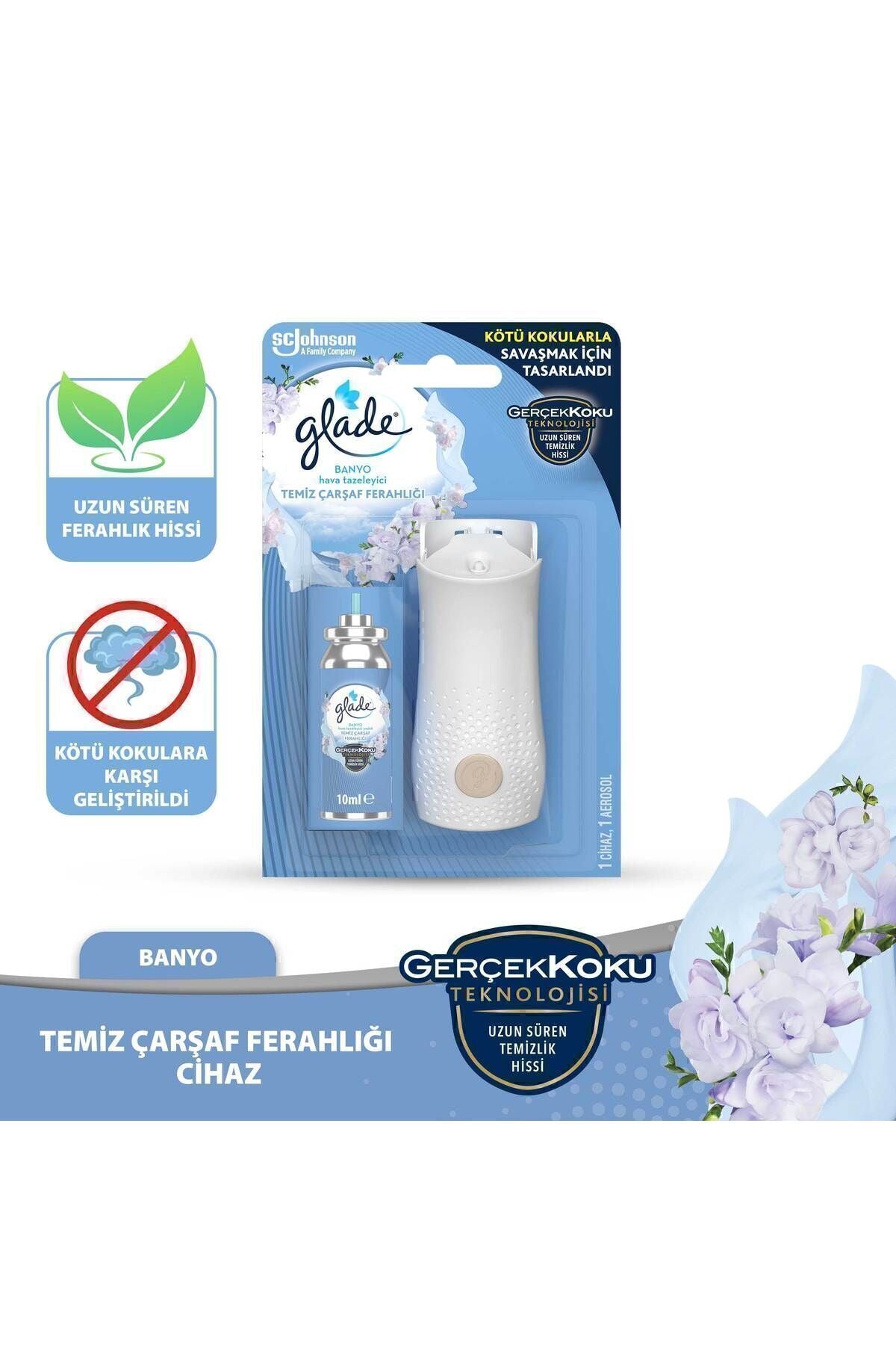 Glade Bathroom Device And Refill Fresh Linen, 10 Ml 1