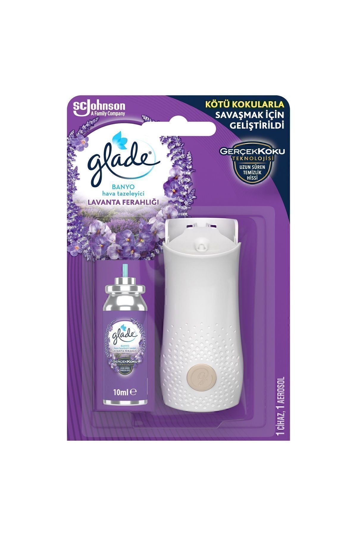 Glade Bathroom Device And Refill Lavender, 10 Ml 2