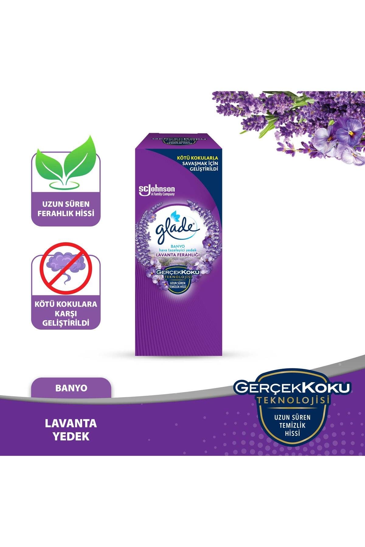 Glade Bathroom Air Freshener Refill Lavender Freshness 10 ml 1