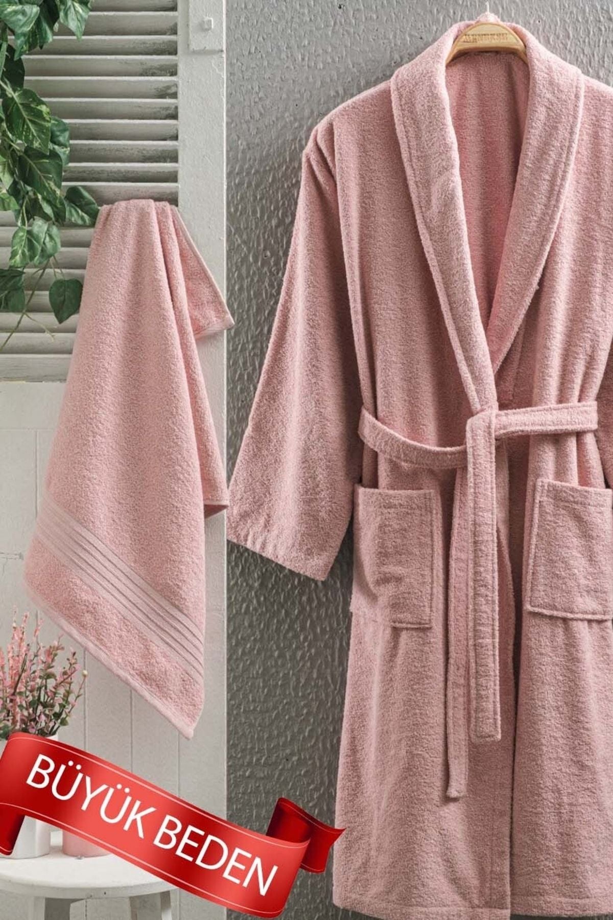 Arvilla Home Plus Size Bathrobe Set 2