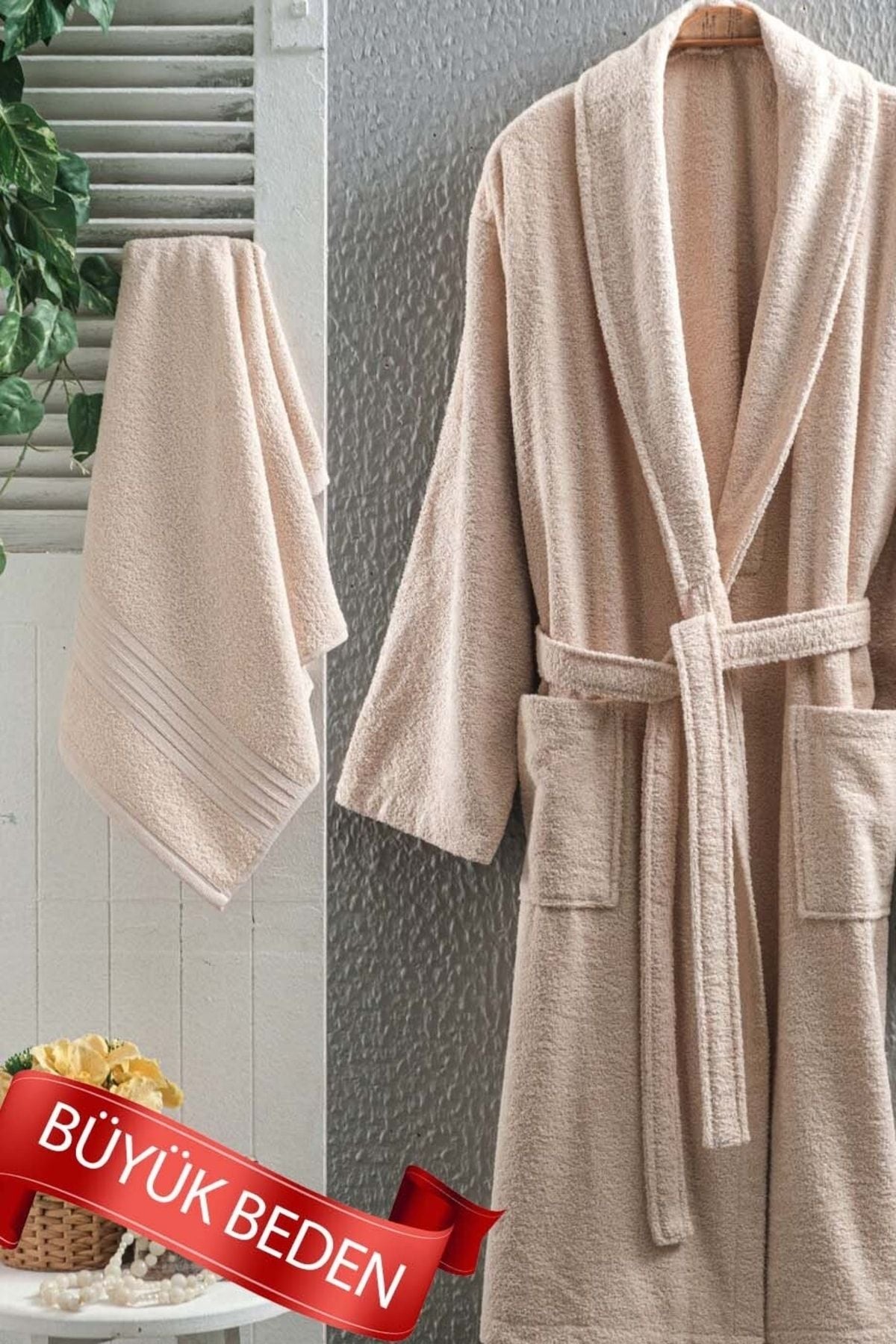 Arvilla Home Plus Size Bathrobe Set 2