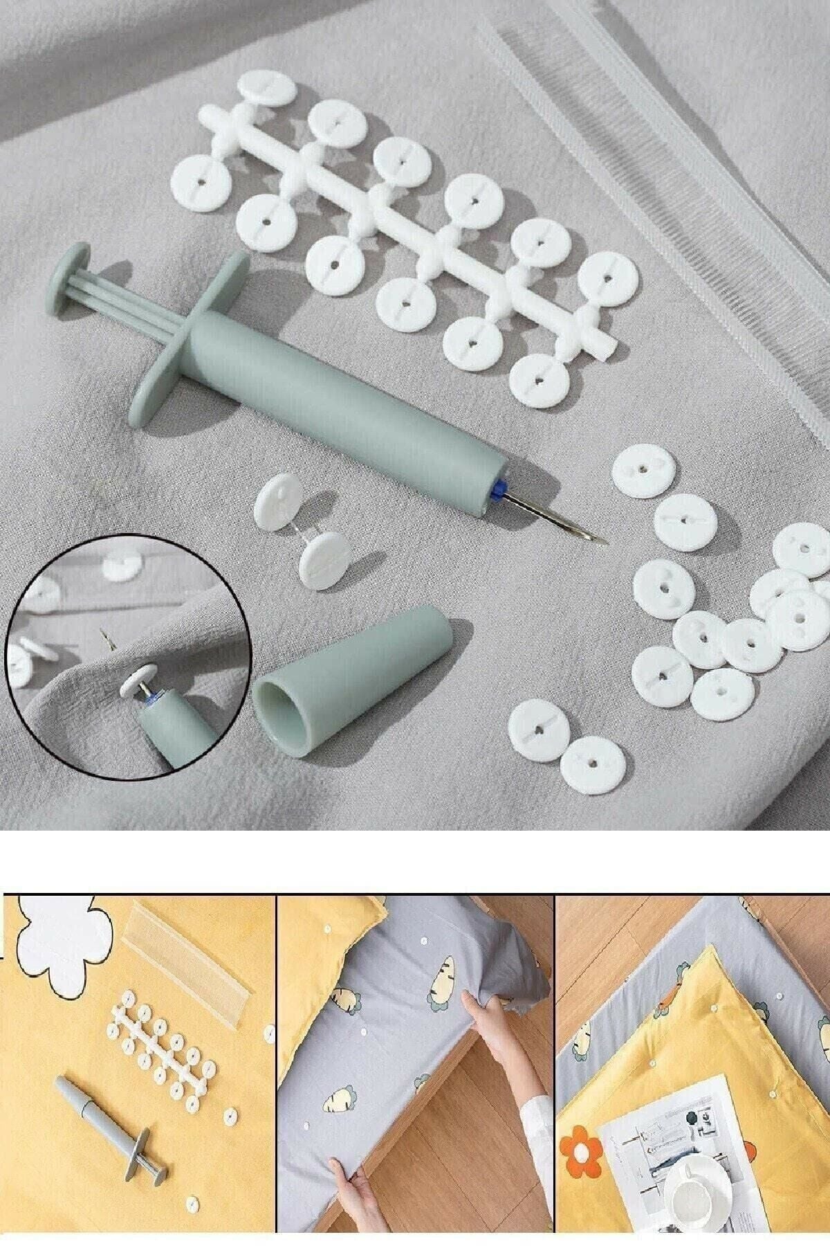 Vi Caro Duvet Cover and Sheet Holder Stabilizer Needle 40 Buttons (PUL) and 400 Thread Set Product 3