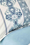 Karaca Home Vivane Blue 100% Cotton Double Duvet Cover Set 4