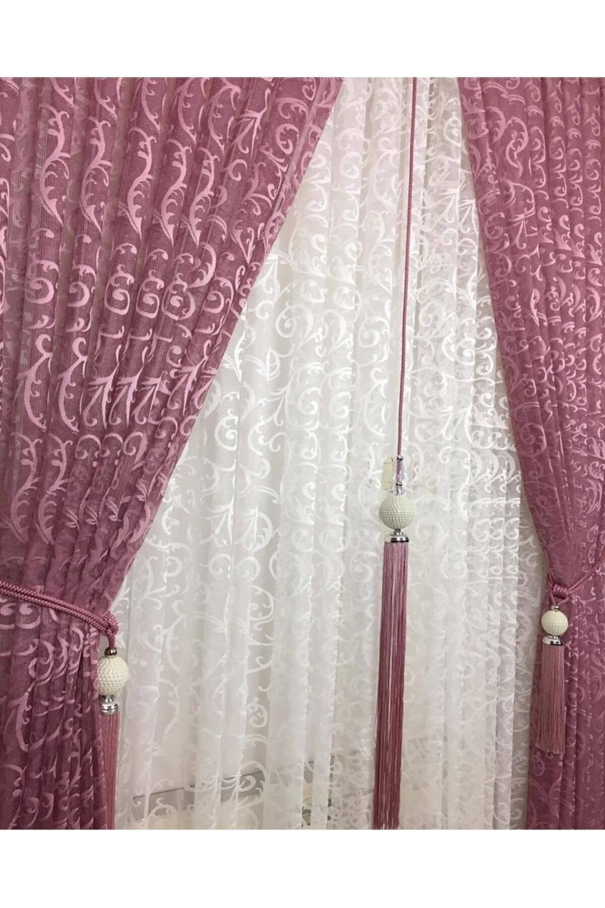 Anka Perde Curtain 2 Panels Sheer Curtain 2