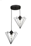 Begüsa Grand 2-Light Black Pendant Chandelier 2