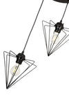 Begüsa Grand 2-Light Black Pendant Chandelier 4