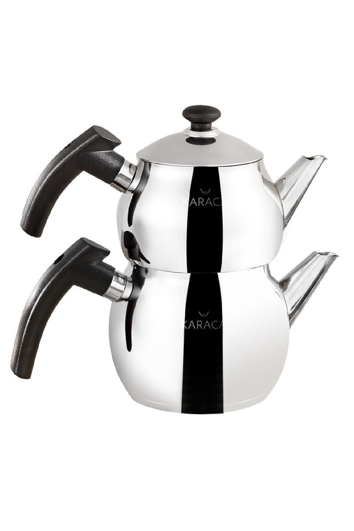 Karaca Adelya Induction Base Mini Black Tea Set 3