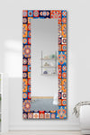 Hediyeler Kapında Decorative Mirror with Tile Pattern 150x60cm 2