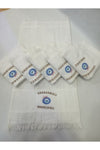 Yörük Tuhafiye Wedding Towel. Car Convoy Towel White Blue Model 12 Pieces School Towel 6