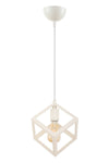 Begüsa Cube Single White Chandelier 2