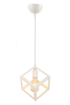 Begüsa Cube Single White Chandelier 3