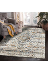 Sermod 41-Sponge Ethnic Distressed Modern Rug Cover 1