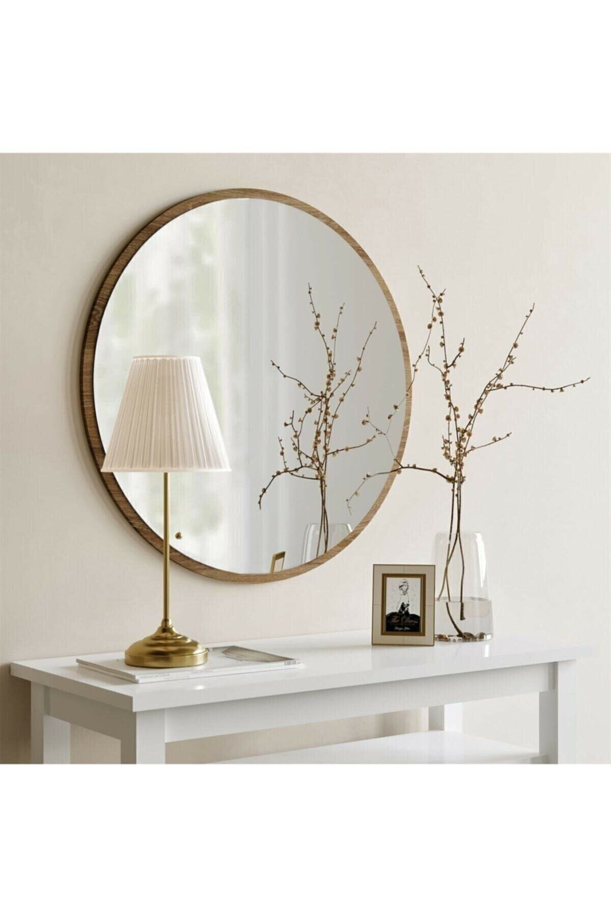 meDDex Round Hallway Wall Mirror 45 cm 3