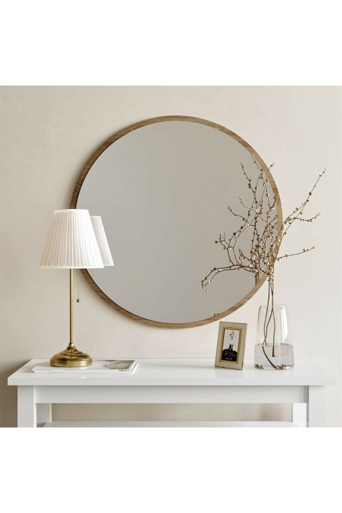 meDDex Round Hallway Wall Mirror 45 cm 4