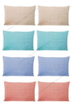 Formeya 8 Pcs Zippered 4 Different Color Pillowcases 1