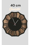 Hediyekolisi Decorative Wooden Wall Clock 2