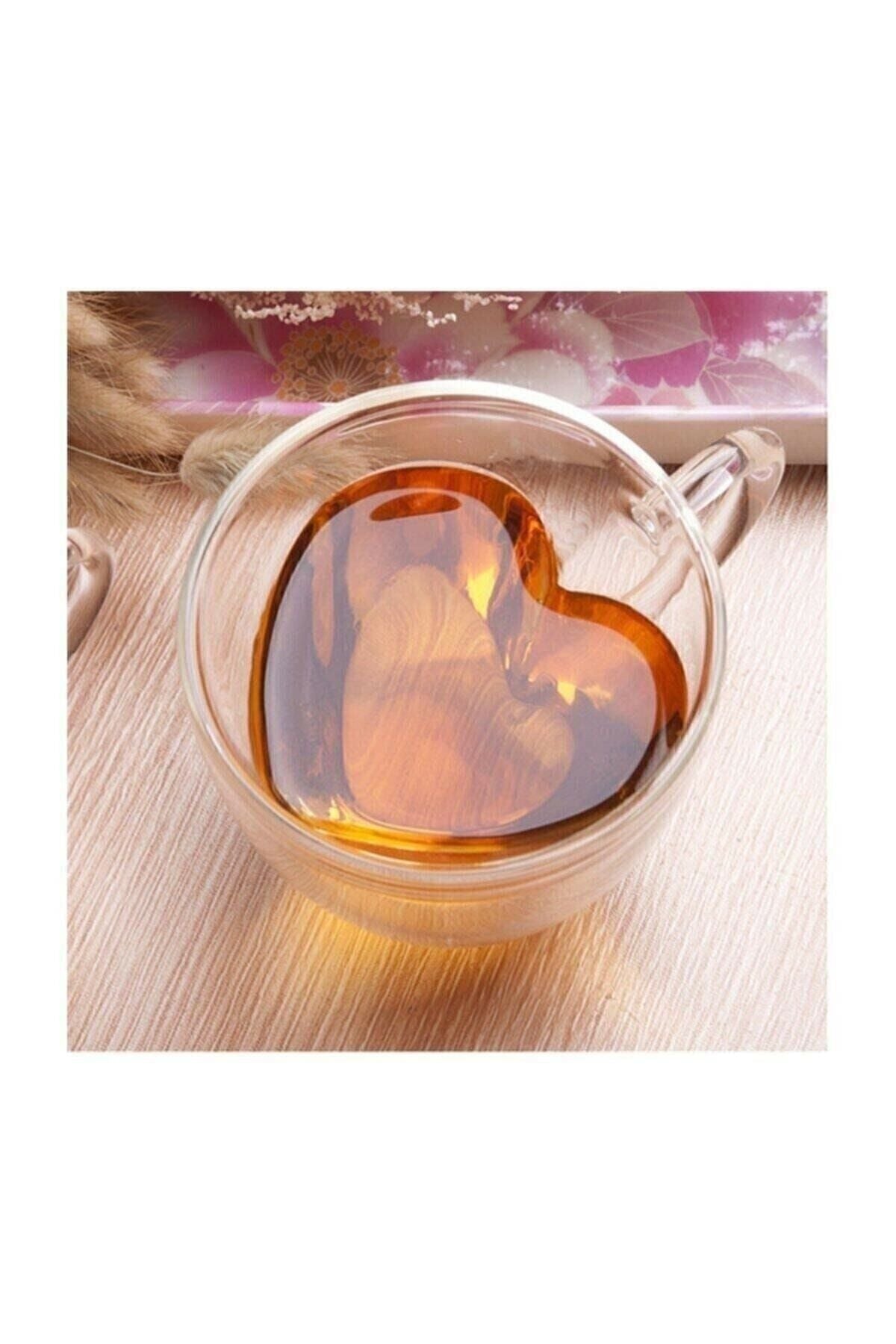 Mimoza Park Mimoza Heart-Shaped Double-Walled Layered Mug (175 ml) Fma08474 1