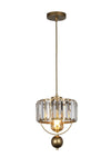 Begüsa Galon Single Lux Crystal Antique Pendant Chandelier 3