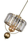 Begüsa Galon Single Lux Crystal Antique Pendant Chandelier 4