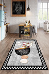 YTR HOME Digital Print Washable Non-Slip Kitchen Rug 1