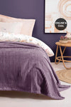 Yataş Holly Wellsoft Single Blanket - Ash Purple 2