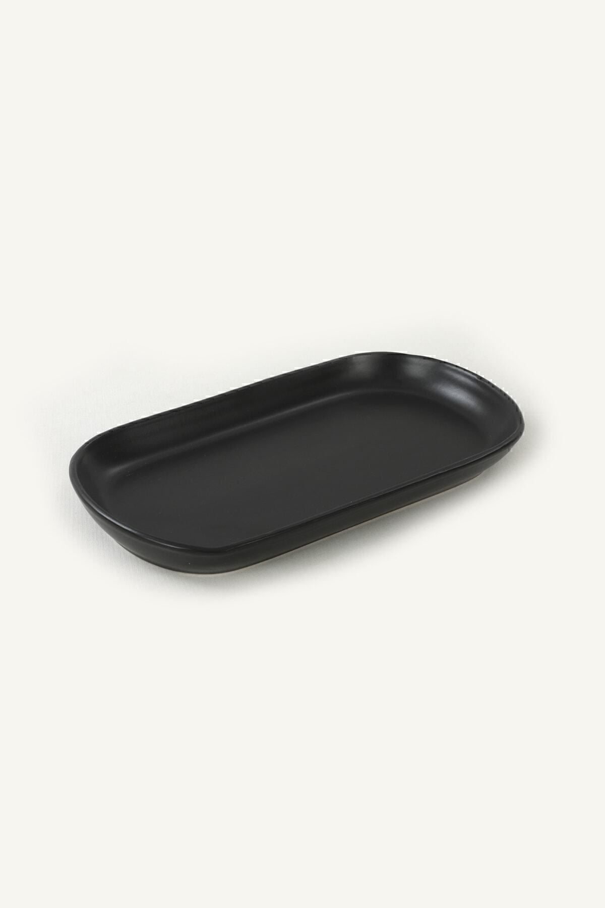 Keramika Matte Black Noyan Boat Plate 26 Cm Set of 2 3