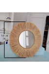 Bohem Handmade Rafya Mirror Large Size (50 Cm) B017 2