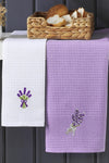 LENA 40x60 100% Cotton 6-Piece Embroidered Kitchen Towel | Drying Cloth 3