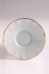 Porland 6-Piece Porcelain Gold Mesh Tea Plate 4