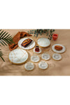 Genel Markalar White Marble 24 Piece Set 1