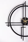 Gowpenart Querencia Metal Black Wall Clock 1.5 mm Thickness 50 x 50 cm 6