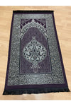 AYHANHOME Patterned Fringed Gift Tafta Purple Prayer Rug 1