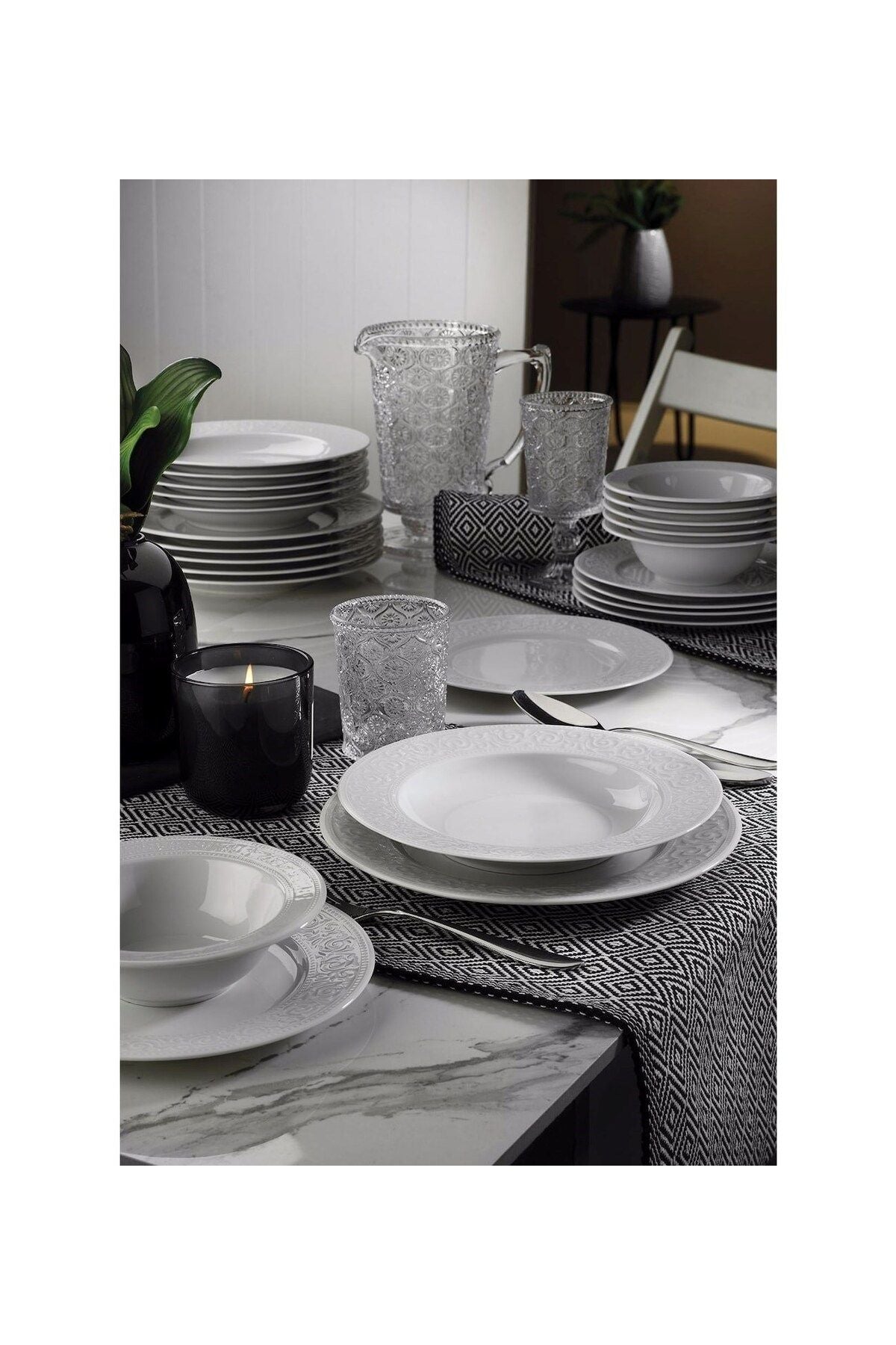 Kütahya Porselen Açelya 24 Piece 6 Person Dinner Set 7