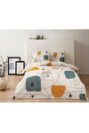 Taç Edna Mustard Double Young Style Duvet Cover Set 1