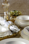 Kütahya Porselen Bone Iron 24 Piece Dinner Set with Matte Gold File Bnırn24y2520 1