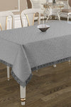 WENESSİ Kdk French Lace Stain-Resistant Tablecloth (Cream) 1