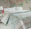 Double Quilted Bedspread Set Birdcage - Turquoise Turquoise
White
Beige
Pink 143EPJ9275 1