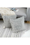 LadiesHome Light Gray Plush Cushion Cover 1st Class Fabric 6