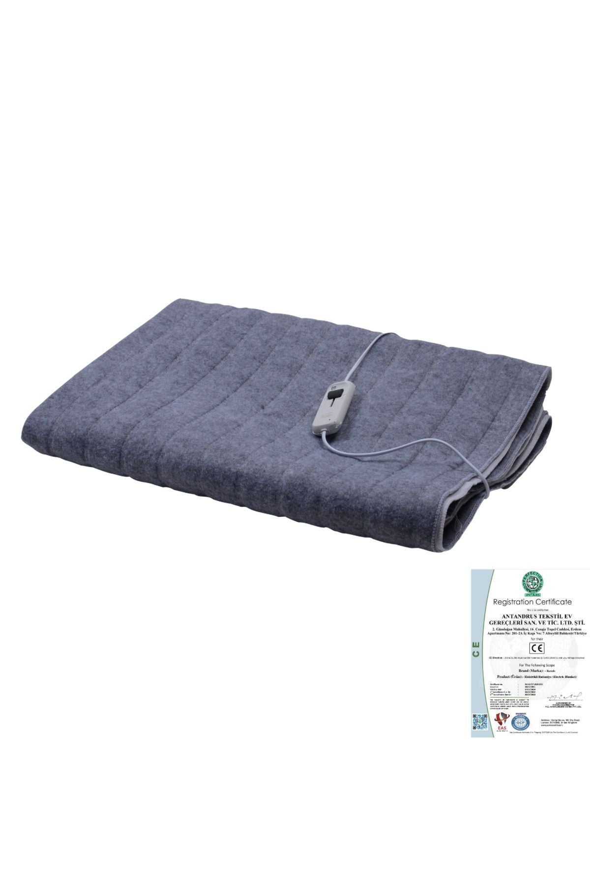 Rawels Double Size Grey Electric Blanket 155 X 115 Cm 2